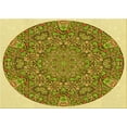 thumbnail image 1 of Ahgly Company Indoor Rectangle Patterned Dark Bronze Brown Area Rugs, 2' x 3', 1 of 1