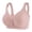 Pink, variant on Daisy Bra for Women Wireless No Underwire Front Closure Bralettes Seamless Full Coverage Soft Comfort T Shirt Bra