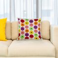thumbnail image 2 of 3drose, Colorful Rainbow Gerbera Daisies Print, 16x16 inch Pillow Case, 2 of 5