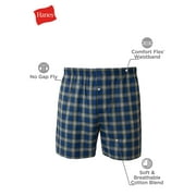 Hanes Men's Woven Boxers, 3 Pack