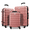 A-Rose Gold, variant on Luggage 3 Piece Set ABS Suitcase Set with Wheels , Carry on and Checked Luggage, Green