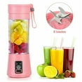thumbnail image 5 of Portable Blender, Personal Size Blender Smoothies and Shakes, Mini Blender 2200mAh USB Rechargeable with Six Blades, Handheld Blender Sports,Travel,Gym 380ml, 5 of 6