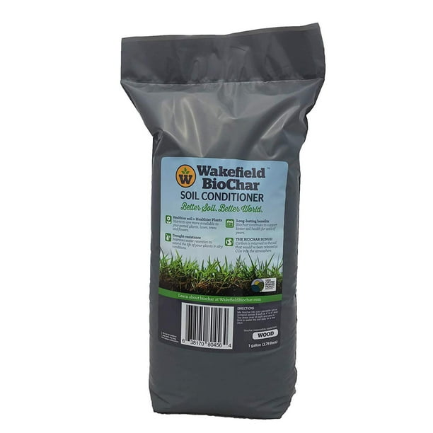 Wakefield 1 Gallon Premium Biochar Organic Garden Soil Conditioner Amendment Walmart Com Walmart Com