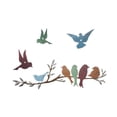 thumbnail image 3 of Birds Metal Decoración de la pared de la pared del adorno Decoración de colgantes de pared para la casa de la puerta en la casa de la casa Patio, 3 of 8