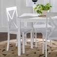 thumbnail image 6 of Walker Edison 5 - Piece Solid Wood Farmhouse Dining Set - White, 6 of 15