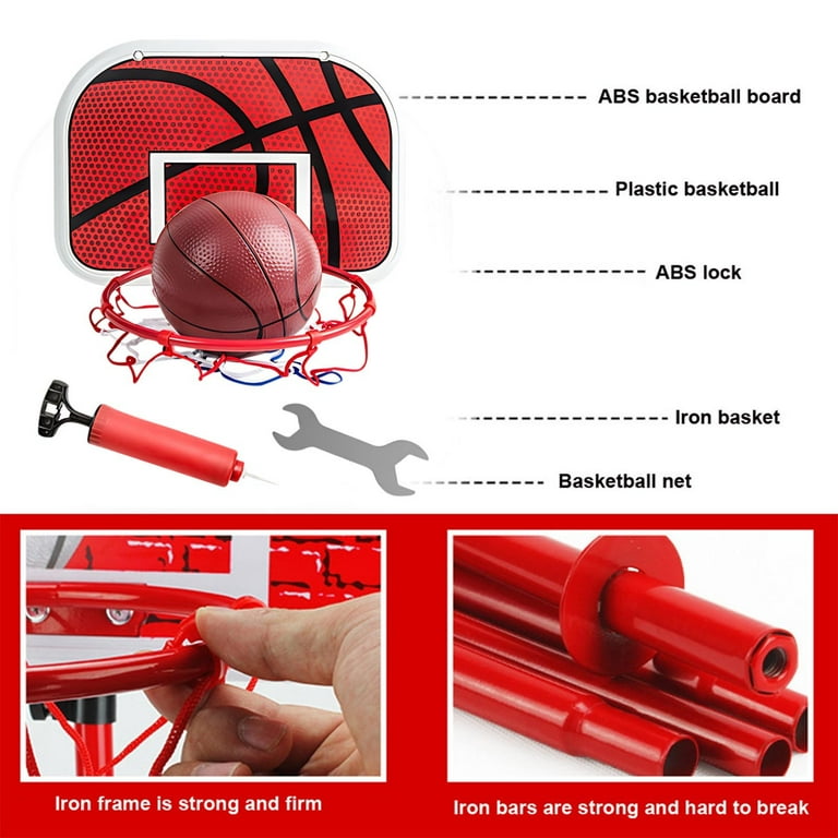 Nsxcdh Adjustable Basketball Stand Kids Height 24.8-66.9in Abs