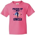 thumbnail image 3 of Inktastic Military Uncle Proud Nephew Youth T-Shirt, 3 of 5
