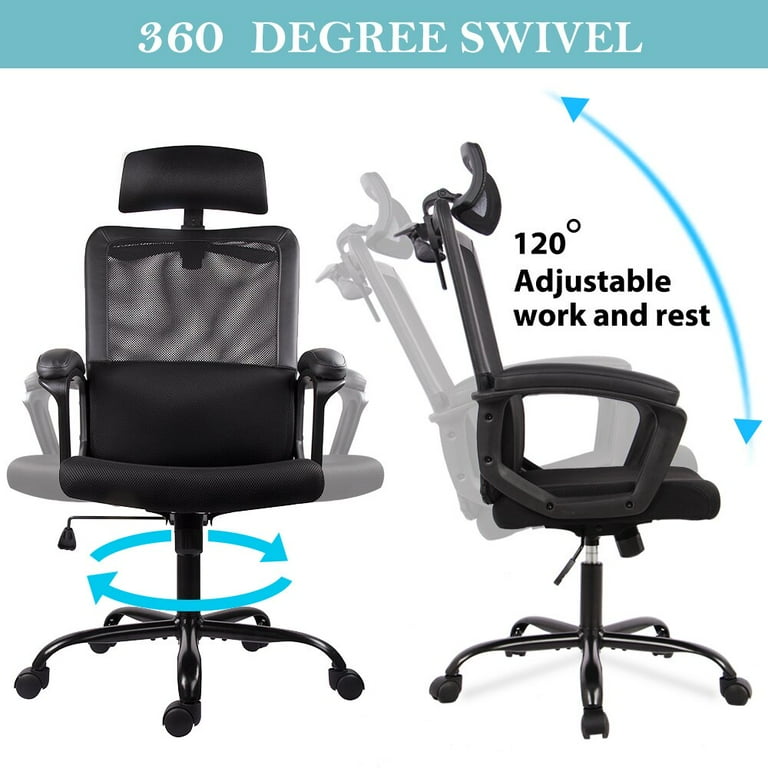 Aloria Swivel Casters For Office Leisure Black Conference Chair