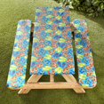 thumbnail image 1 of The Lakeside Collection Picnic Table and Bench Seat Covers with Elastic Edges - Flip Flops - 3 Pieces, 1 of 9