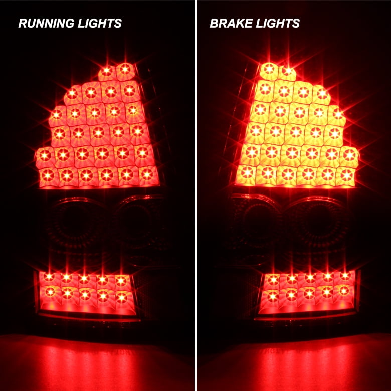 Buy For 20052007 Chrysler 300C Black Smoked Rear LED Tail Lights Tail