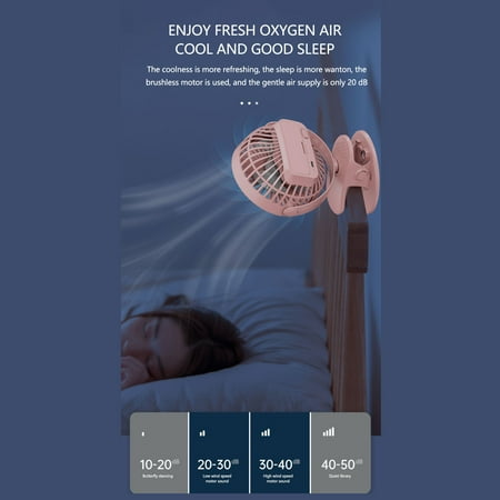 

Up to 65% Off Dvkptbk Fan Of The Clip 6 Inch Small Fan With 3 Speeds With A Strong Fl OW Of Air USB Mini Mute Clip Fan 1200mah for Home Daily Life