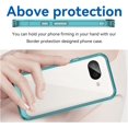 thumbnail image 6 of Case for Google Pixel 9A,Google Pixel 9A Case,Transparent TPU+PC Acrylic Protective Military Grade  Heavy Duty Protection Phone Case for Google Pixel 9A (Clear Blue), 6 of 15