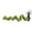 Green, variant on QIUXUJ - Parrot Perch Window Bird Stand Strong Suction Cup, Bionic Textured Resin Bird Perch for Small Birds, Nail Grinding Chew Toys for Cockatiel Parakeet Conure Cage Accessories (Pink)