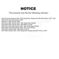 thumbnail image 2 of TEC Front Rear Ceramic Brake Pads Kit for Car GMC Chevrolet Savana 2500 Express 3500 4500 KTC-100390, 2 of 10