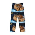 thumbnail image 4 of Balery Ocean Scene with Noah's Ark print Men's Pajama Pants,Ultra Lightweight Pjs,Lounge Pant-X-Large, 4 of 9