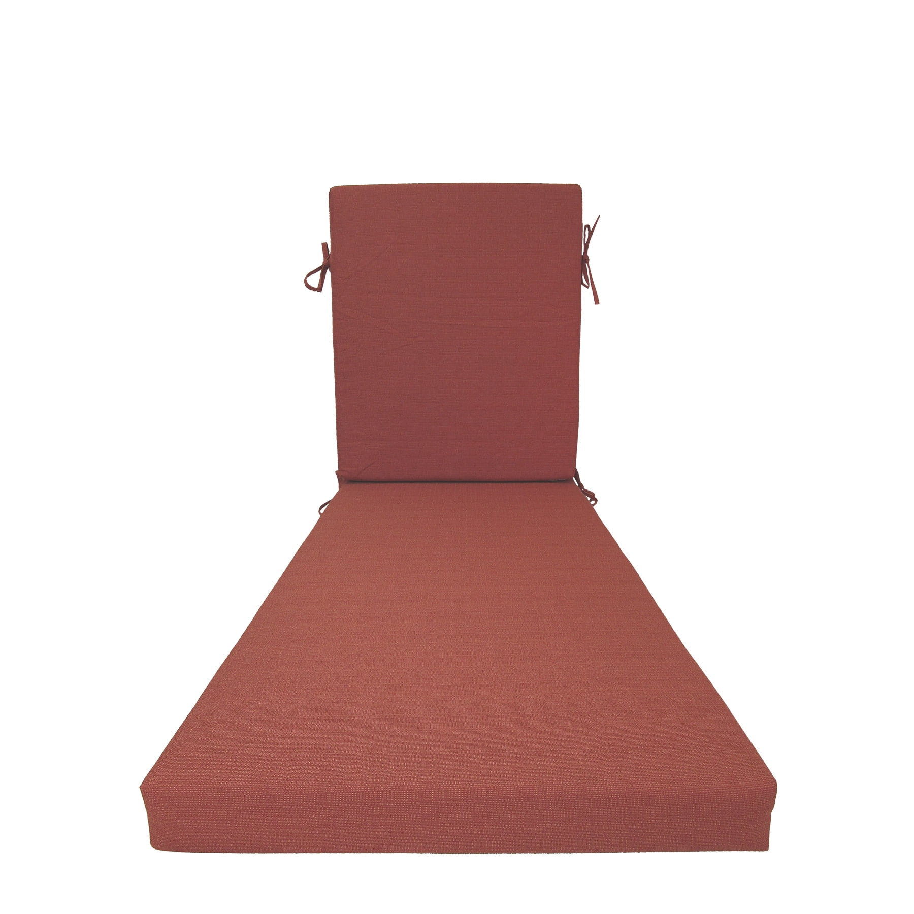Better Homes & Gardens 72" x 23" Outdoor Chaise Lounge Cushion, 1-Piece, Terracotta