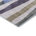 thumbnail image 3 of Addison Rugs Mayfield Premium Machine Washable Transitional Stripes Lavender Rectangle Rug, 3' x 5', 3 of 6