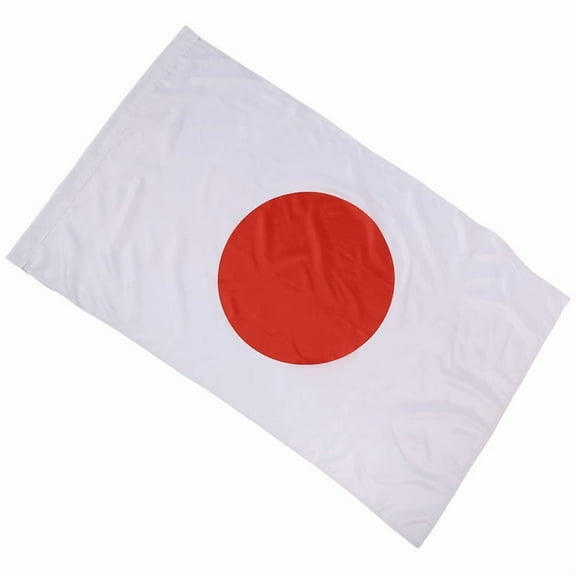 Flag Japan Japanese Polyester Outdoor Flag Congratulations 90 x 150 cm,1 x Japan national flag,White