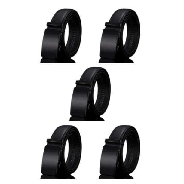 Cinturón Minnieouse para hombre hebilla aleación elegante negro 110-130 CM
