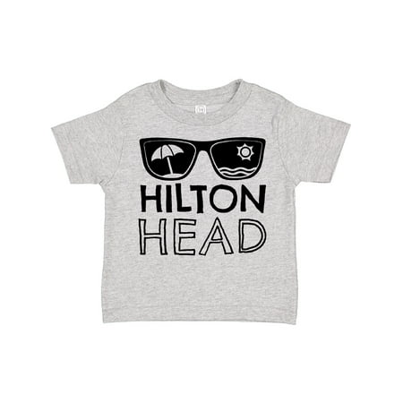 

Inktastic Hilton Head Sunglasses with Umbrella and Sun Gift Toddler Boy or Toddler Girl T-Shirt