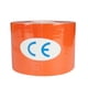 thumbnail image 4 of Cinta deportiva de 7,5 x 500 cm, transpirable, impermeable, cohesiva, autoadhesiva para muñeca. Naranja, 4 of 9