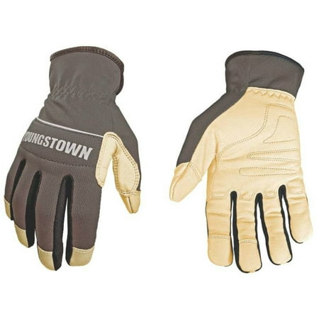 

Youngstown Glove 12-3180-70-2XL General-Purpose Work Gloves Men s 2XL Wing Thumb Slip-On Cuff Gray/Tan