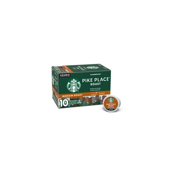 Starbucks Coffee K-Cup Pike Place Coffee Medium Roast (Pack of 5)