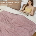 thumbnail image 3 of Garvee Heated Blanket King Size 90"× 100", Electric Blanket Dual Control, Fast Heating with 10 Heat Levels, Soft Sherpa, Machine Washable, Pink, 3 of 8