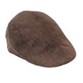 thumbnail image 7 of Linen Blend Beret Cap, Breathable Peaked Hat, Winter Ear Protection Headwear, Unisex Light Warm Comfortable Headgear for Outing Leisure Outdoor Activity Cold Resistant Casual Hat,Black, 7 of 7