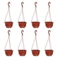 thumbnail image 3 of 8Pcs Hanging Flower Pots Bracketplant Pots Pendant Suspended Flowerpots, 3 of 8