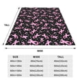 thumbnail image 5 of Bingfone Breast Cancer Awareness (2) Print Flannel Fleece Blanket Throw Blanket For Bed,Sofa,Couch,Travel,Camping(60"X50"), 5 of 9