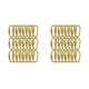 thumbnail image 1 of Billuyoard 24 piezas D anillo de bloqueo mosquetón llavero Mini ganchos, 1 of 6