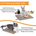 thumbnail image 5 of K&H Pet Products Small Animal Heated Pad Deluxe Replacement Cover Gray Petite 12 X 9 Inches, 5 of 9