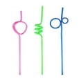 thumbnail image 2 of Worgeous PVC Drinking Straws for Party Use in Assorted Colors Made of Premium PVC Safe and Creative Design 10PCS, 2 of 8