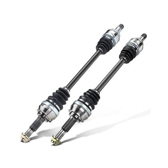 Rear CV Axle Shaft Set 2 - Compatible with 2006 - 2013 Lexus IS250 2.5L V6 - Autopart Premium