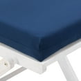 thumbnail image 4 of CorLiving Miramar Solid Hardwood Outdoor Portable Folding Dining Chairs with Seat Cushions - Set of 2, 4 of 8