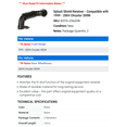 thumbnail image 2 of Splash Shield Retainer - Compatible with 1999 - 2004 Chrysler 300M 2000 2001 2002 2003, 2 of 2