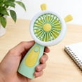 thumbnail image 3 of Tarmeek Handheld Fan, Mini Fan, Portable Fan Cute Rabbit Design USB Rechargeable with Night Light for Office Travel, Summer Cooling (Light Ring), 3 of 8