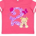 thumbnail image 4 of Inktastic Second Birthday with Cute Puppy and Butterflies Boys or Girls Toddler T-Shirt, 4 of 5