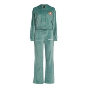 Paul Frank Juniors Graphic Velour Hoodie & Pants Set, 2-Piece