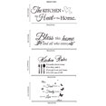 thumbnail image 3 of Xihbxyly Ofertas Prime de Hoy Pegatinas para El Hogar con Reglas de Cocina, Pegatinas para El Baño, Pegatinas para El Baño con Frases para La Pared, 3 of 7