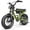 Green, variant on Hopepeak D10 Electric Bike for Teens Adults, 500W Motor up to 28mph, 48V 13Ah Battery 16"×4.0" Fat Tire E Bike, Disc Brakes, Full Suspension, Mountain Ebike,Black