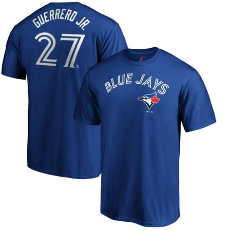 - Vladimir Guerrero Jr. Toronto Blue Jays Majestic Toddler Player Name & Number T-Shirt - Royal