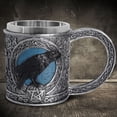 thumbnail image 2 of Ebros Vial Of Blood Alchemy Moonlight Raven Crow On Pentagram Beverage Drinkware Serveware With Celtic Tribal Tattoo Knotwork Mystical Harbinger Of Doom Scavenger Bird (Drinking Mug Cup), 2 of 9