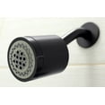 thumbnail image 3 of Kingston Brass KBX8130SVL Serena Three-Handle Tub and Shower Faucet, Matte Black, 3 of 5