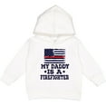 thumbnail image 2 of Inktastic Fireman Daddy is a Firefighter Toddler Hoodie, 2 of 4