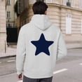 thumbnail image 2 of Nwiuh Hoody Hoodie Sweatshirt American Football Team (Light Gray, XS), 2 of 9