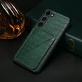 thumbnail image 7 of Allytech Slim Case Compatible with Samsung Galaxy S24 Plus, Crocodile Print PU Leather Magnetic Hidden Card Holder Kickstand Shockproof Full Body Protective Wallet Case for Women Men, Green, 7 of 7
