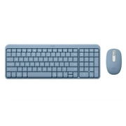 Logitech Compact Bluetooth Keyboard & Mouse Combo, Fast & Easy Connectivity, Blue/Gray, Walmart Exclusive