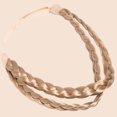thumbnail image 2 of Madison Braids Women's Double Two Strand Headband Hair Braid Natural Looking Synthetic Hair Piece Extension - Lulu - Sunset Blonde, 2 of 2